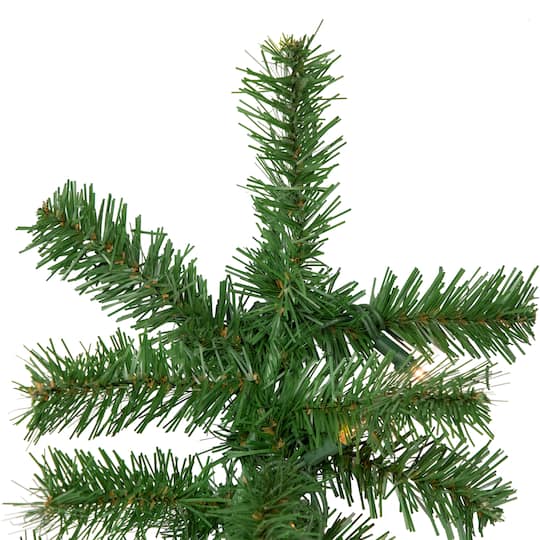Northlight 9ft Prelit Dorchester Pine Artificial Clear Lights Christmas Indoor Garland, One Size, Green